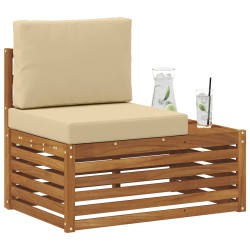 Canapé d'extérieur extrémité Naturel 91 x 63 x 73 cm 536372536372