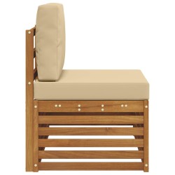 Canapé d'extérieur extrémité Naturel 91 x 63 x 73 cm 536372536372