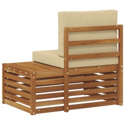 Canapé d'extérieur extrémité Naturel 91 x 63 x 73 cm 536372536372