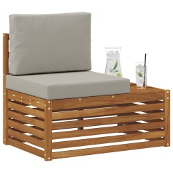 Canapé d'extérieur extrémité Naturel 91 x 63 x 73 cm 536374536374