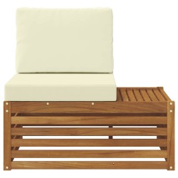 Canapé d'extérieur extrémité Naturel 91 x 63 x 73 cm 536376536376
