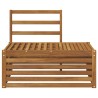 Canapé d'extérieur en bout Naturel 91 x 63 x 73 cm 536377536377
