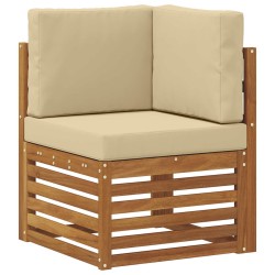 Canapé d'angle extérieur Bois d'Acacia Massif Naturel 536378536378