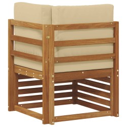 Canapé d'angle extérieur Bois d'Acacia Massif Naturel 536378536378