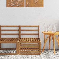 Sofa de milieu extérieur Bois d'Acacia Massif Naturel 536379536379