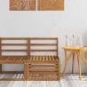 Sofa de milieu extérieur Bois d'Acacia Massif Naturel 536379536379