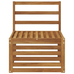 Sofa de milieu extérieur Bois d'Acacia Massif Naturel 536379536379