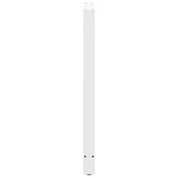 Pieds de table de bar Blanc 2 pièces 60 x (110-111) cm Acier 536381536381