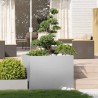 Jardinière 100x100x80 cm acier galvanisé 536383536383