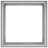 Jardinière 100x100x80 cm acier galvanisé 536383536383