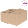 Boîte Pliable 50 pcs Naturel 30 x 30 x 15 cm Carton 536384536384