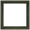 Jardinière vert olive 100x100x80 cm acier 536385536385