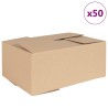 Boîte Pliable 50 pcs Naturel 35 x 24 x 15 cm Carton 536391536391