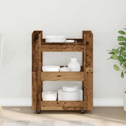 Chariot de cuisine Bois de chêne 60 x 45 x 80 cm 536393536393