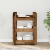 Chariot de cuisine Bois de chêne 60 x 45 x 80 cm 536393536393