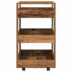 Chariot de cuisine Bois de chêne 60 x 45 x 80 cm 536393536393