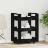 Chariot de cuisine Chêne noir 60 x 45 x 80 cm Bois d'ingénierie 536406536406
