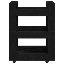 Chariot de cuisine Chêne noir 60 x 45 x 80 cm Bois d'ingénierie 536406536406