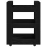 Chariot de cuisine Chêne noir 60 x 45 x 80 cm Bois d'ingénierie 536406536406