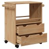 Chariot de cuisine OTTA 59x45x80 cm bois massif de pin 536408536408