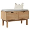 Banc de couloir OTTA 80x40x45 cm bois de pin massif 536409536409