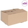 Boîte Pliable 50 pcs Naturel 30 x 21,5 x 14 cm Carton 536417536417