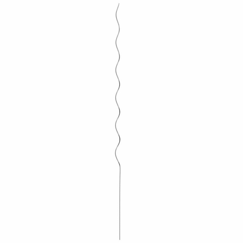 Soutien de plante 50 pcs Argenté 150 x 0,6 x 0,6 cm Acier 536427536427