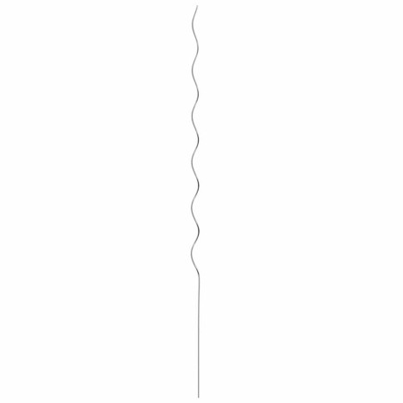 Soutien de plante 50 pcs Argenté 150 x 0,6 x 0,6 cm Acier 536427536427