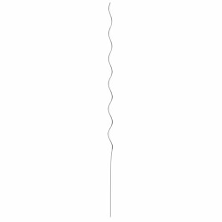 Soutien de plante 50 pcs Argenté 150 x 0,6 x 0,6 cm Acier 536427536427