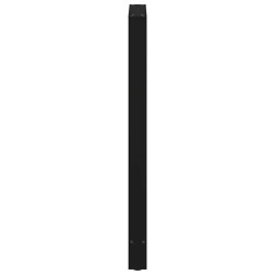 Pieds de table de bar Noir 2 pièces 60 x (110-111) cm Acier 536429536429