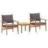 Ensemble de canapé de jardin 3 pcs Anthracite 536434536434