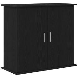 Support d'aquarium Chêne noir 81x36x73 cm Bois d'ingénierie 536435536435