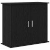 Support d'aquarium Chêne noir 81x36x73 cm Bois d'ingénierie 536435536435