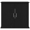 Support d'aquarium Chêne noir 81x36x73 cm Bois d'ingénierie 536435536435