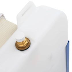 Cadre de Cistern avec stockage Blanc 50 x 8 x 131 cm Acier 536437536437