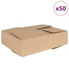 Boîte Pliable 50 pcs Naturel 40 x 30 x 10 cm Carton 536438536438