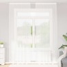 Rideau en Dentelle Floral Blanc 260 x 150 cm Polyester 536444536444