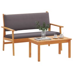 Ensemble de canapé de jardin avec coussin 2 pcs Anthracite 536447536447