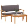 Ensemble de canapé de jardin avec coussin 2 pcs Anthracite 536447536447