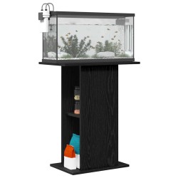 Support pour aquarium chêne noir 60,5x36x72,5 cm 536450536450