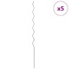 Soutien de plante 5 pcs Vert 150 x 0,6 x 0,6 cm Acier 536461536461