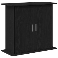 Support d'aquarium Chêne noir 81x36x73 cm Bois d'ingénierie 536468536468