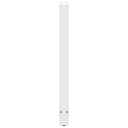 Pieds de table de bar Blanc 2 pièces 40 x (100-101) cm Acier 536478536478
