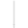 Pieds de table de bar Blanc 2 pièces 40 x (100-101) cm Acier 536478536478