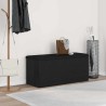 Banc de rangement Chêne noir 102 x 42 x 45 cm Bois d'ingénierie 536479536479