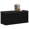 Banc de rangement Chêne noir 102 x 42 x 45 cm Bois d'ingénierie 536479536479