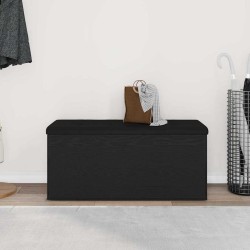 Banc de rangement Chêne noir 102 x 42 x 45 cm Bois d'ingénierie 536479536479