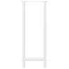 Pieds de table de bar Blanc 2 pièces 50 x (100-101) cm Acier 536481536481