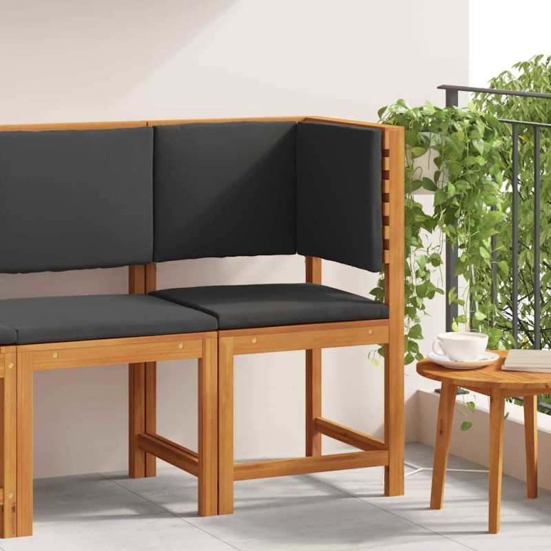 Chaise de jardin Marron 50 x 50 x 91cm Bois d'acacia massif 536482536482