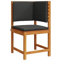 Chaise de jardin Marron 50 x 50 x 91cm Bois d'acacia massif 536482536482